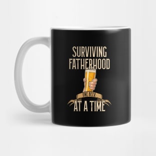 Surviving Fatherhood One Beer at a Time Mug